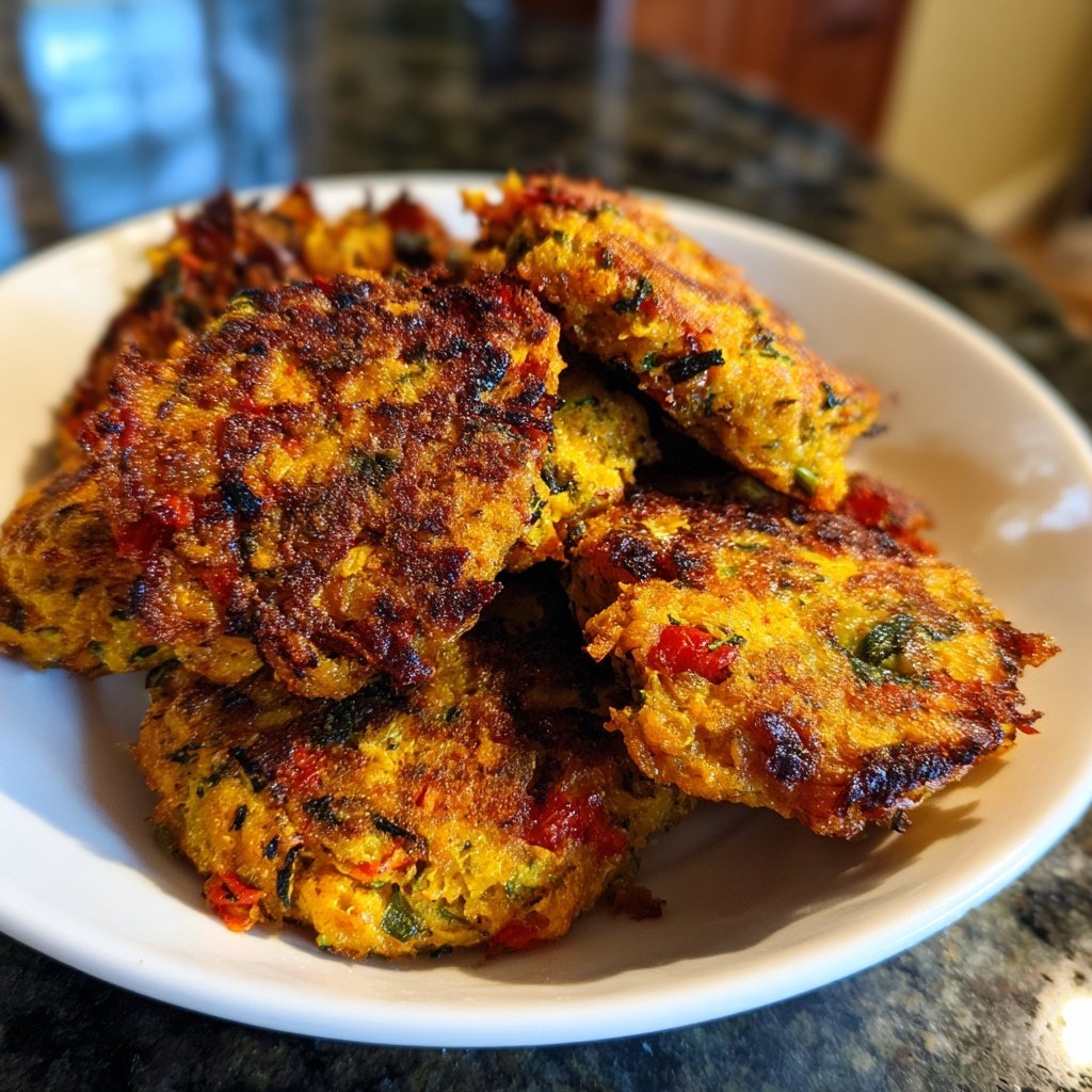Baked Mediterranean Veggie Patties