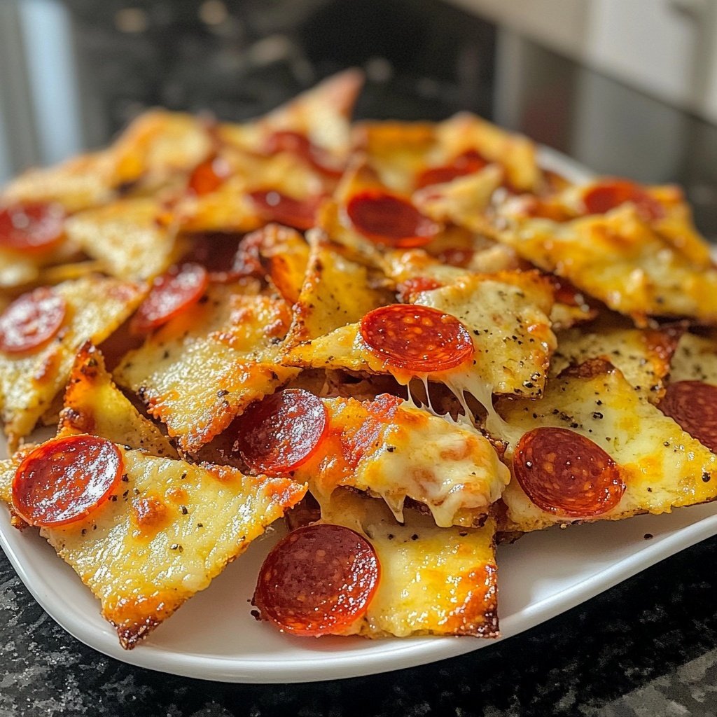 2 Ingredient Pizza Chips