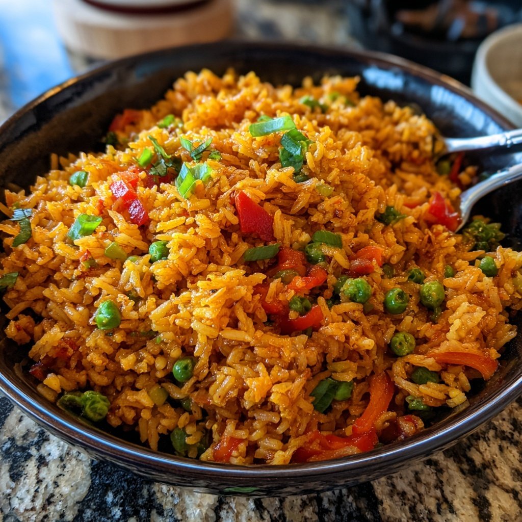 Jamaican Spiced Rice with Vegetables