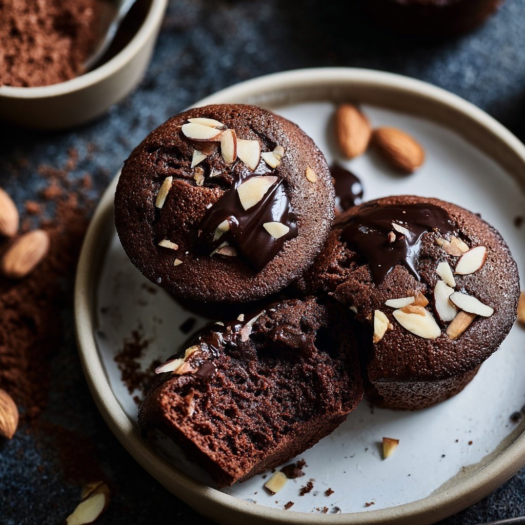 Chocolate Almond Flour Muffins