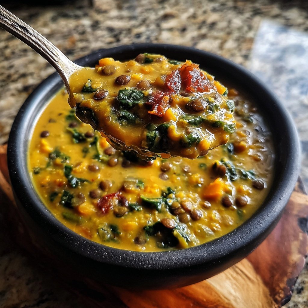 Jamaican Coconut Lentil Curry