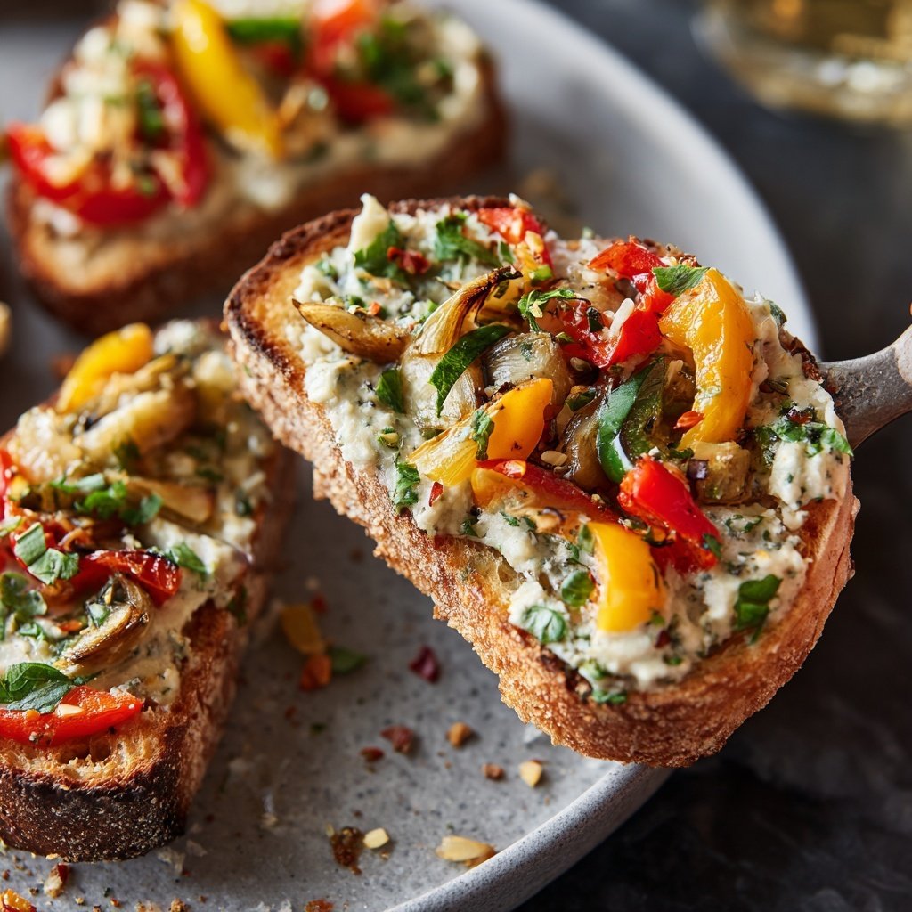 Easy Slider Garlic Herb Veggie Smash