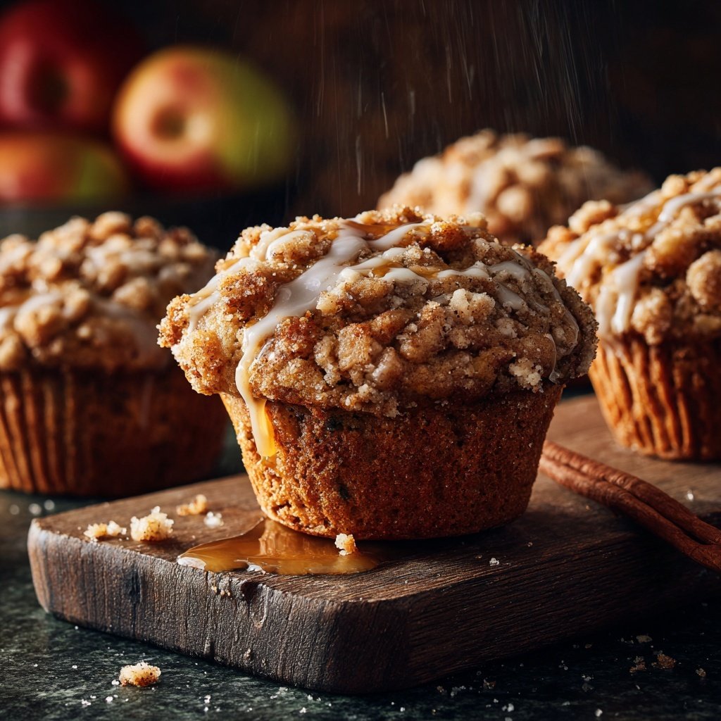 Cinnamon Apple Breakfast Muffins