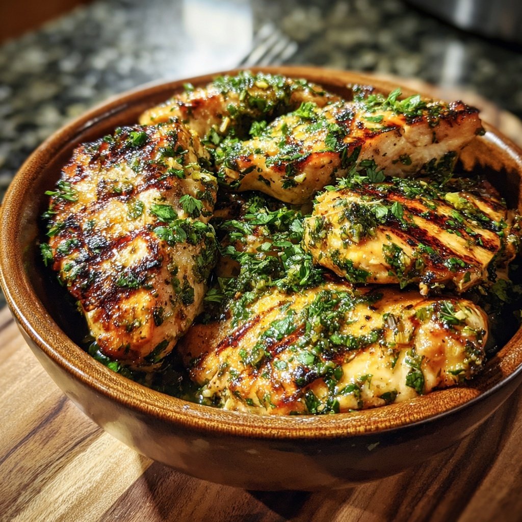 Grilled Lemon Herb Chicken Bowl