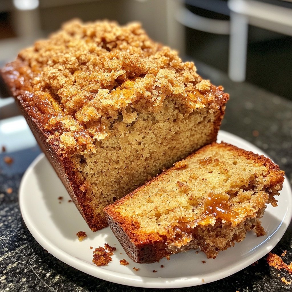 Banana Bread with Brown Sugar Streusel Recipe