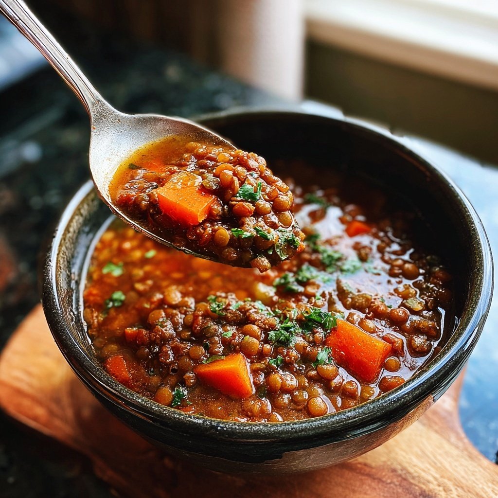 Ground Beef And Lentil Stew
