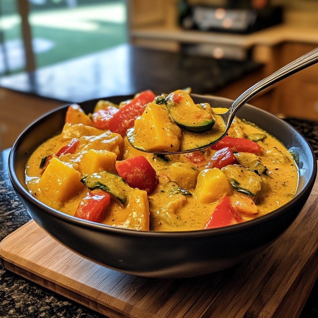 Jamaican Coconut Vegetable Curry