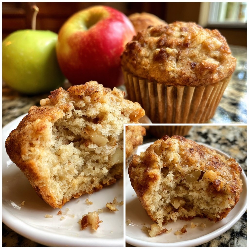 Healthy Apple Cinnamon Muffins