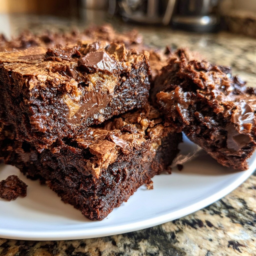 Cottage Cheese Brownies with Vanilla Bean